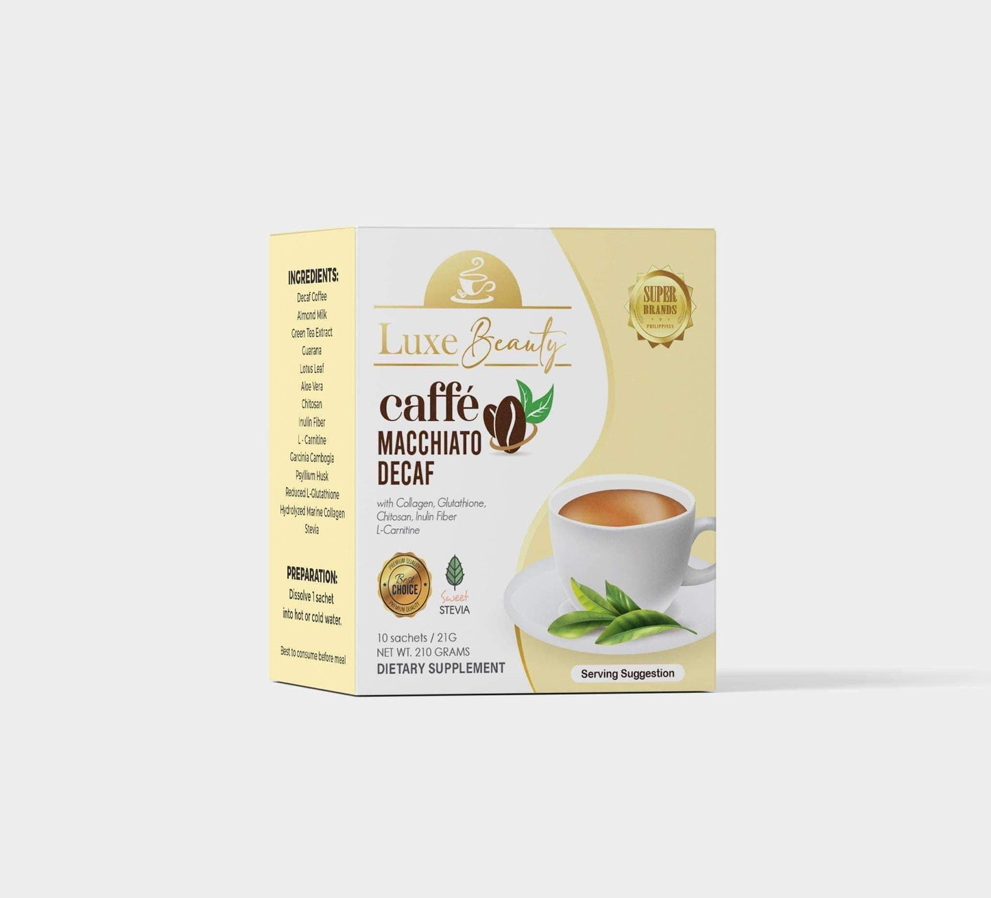 Luxe Slim Caffee Macchiato Decaf