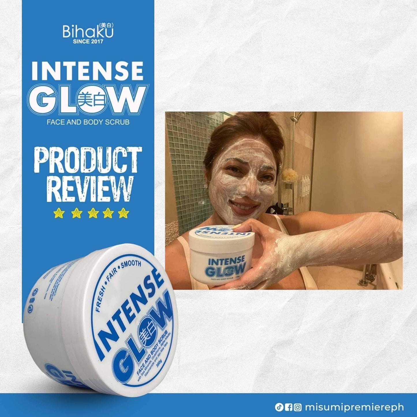 Bihaku Intense Glow Face and Body Scrub