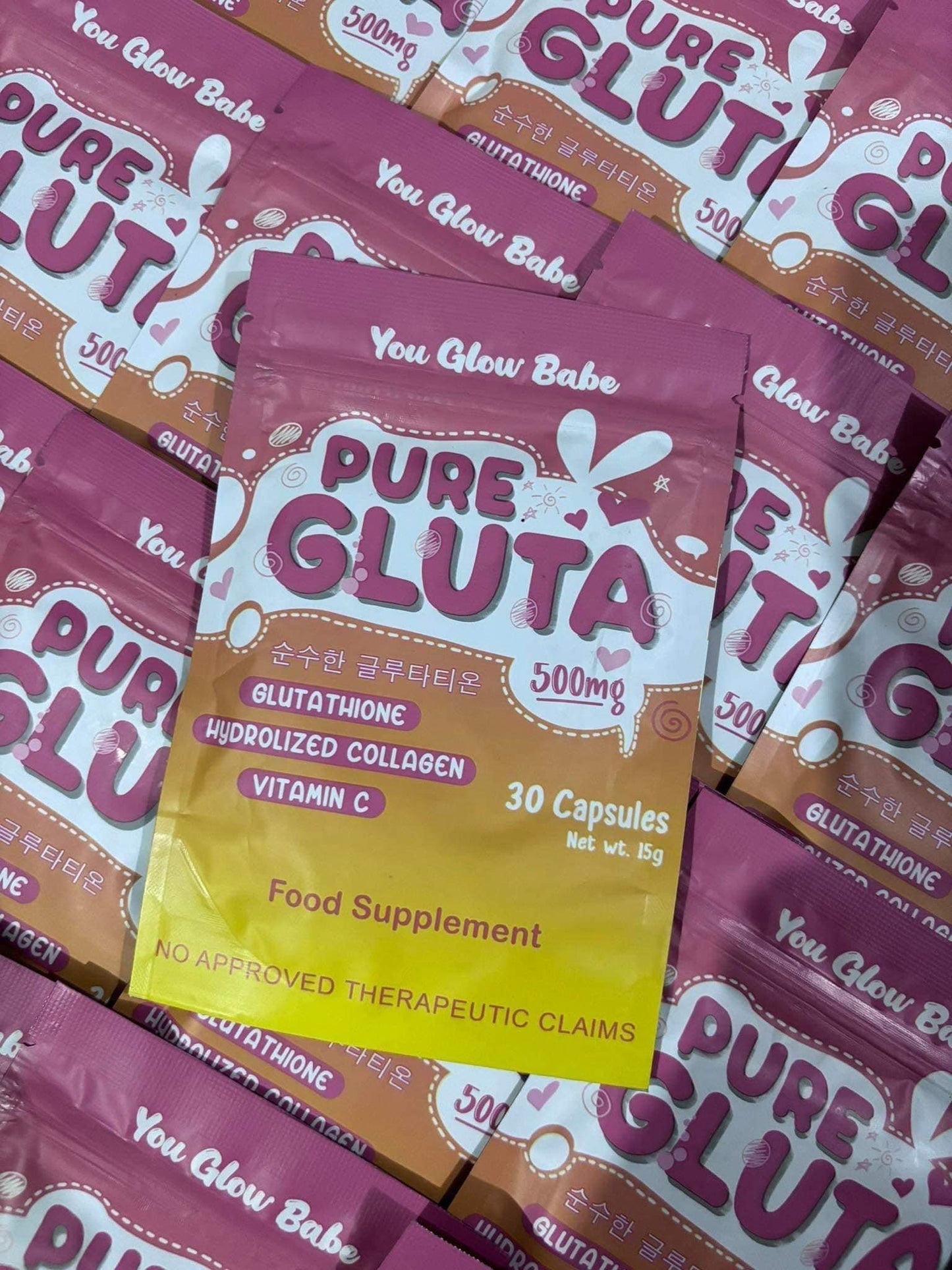 You Glow Babe Pure Gluta 500mg 30 Capsules