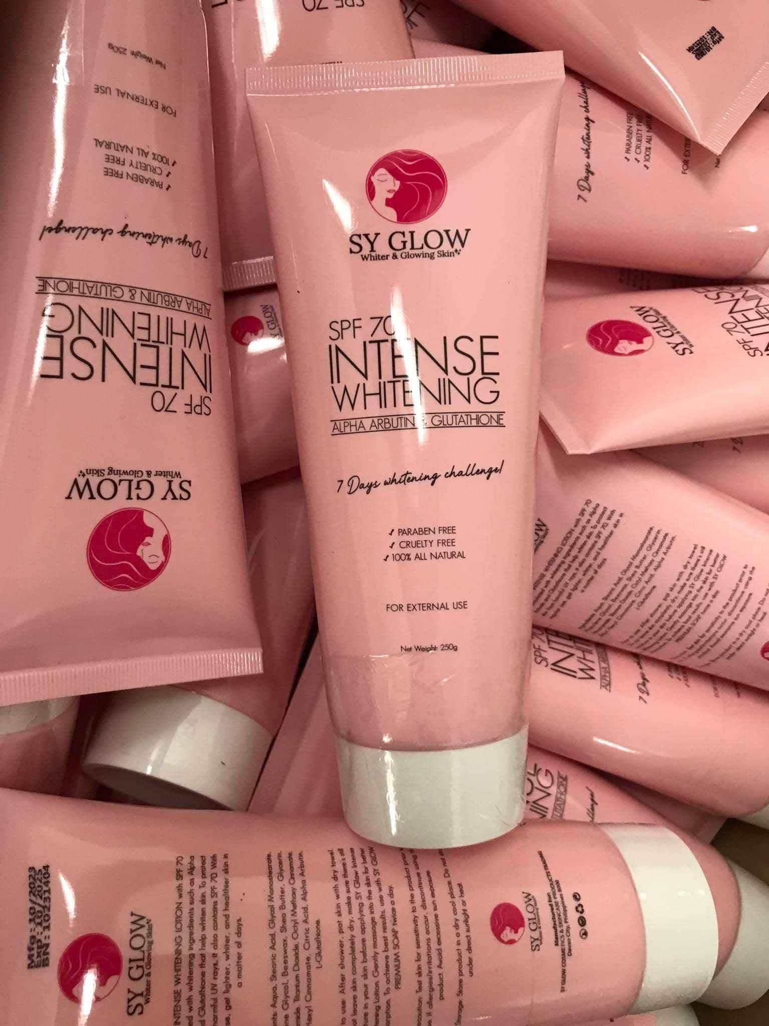 SY GLOW Intense Whitening Lotion SPF70 MZG Health & Beauty Imports SY GLOW Intense Whitening Lotion SPF70 MZG Health & Beauty Imports