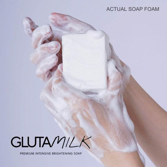 Glutamilk Brightening Soap – Glutathione & Milk by Charkush Beauty - MZG Health & Beauty Imports