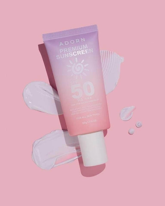 Adorn Premium Sunscreen Spf 50 PA+++ | 50g - MZG Health & Beauty Imports