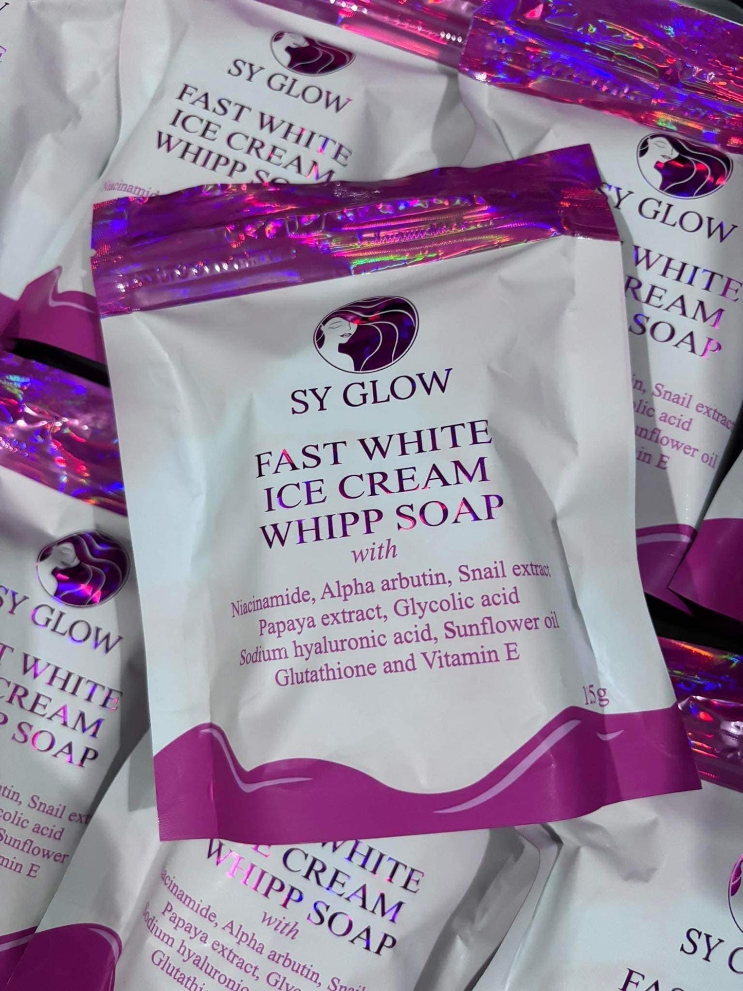 Sy Glow Fast White Ice Cream Whipp Soap