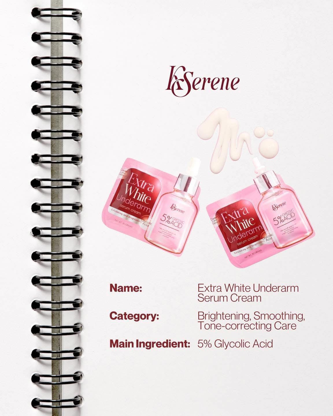KSerene Extra White Underarm Serum | 30g