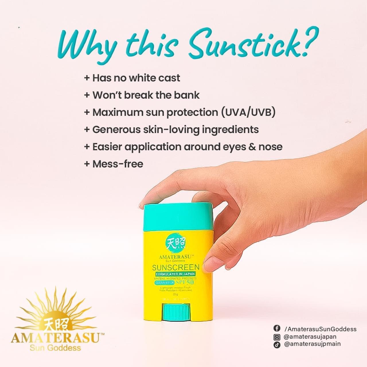 Amaterasu Sun Goddess Sunscreen Clear Stick