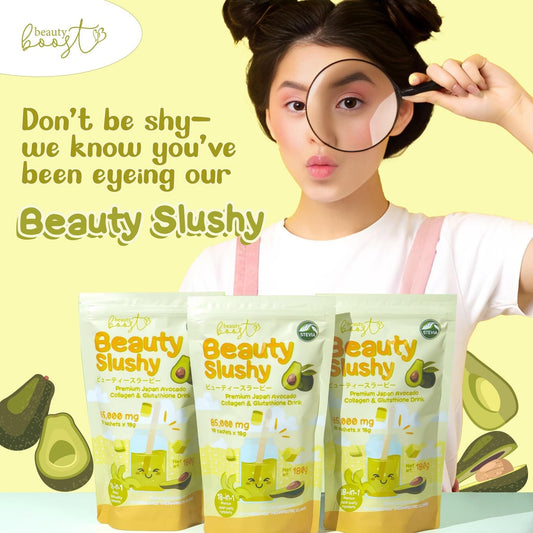 Beauty Boost Beauty Slushy Premium Japan Avocado Collagen & Glutathione Drink