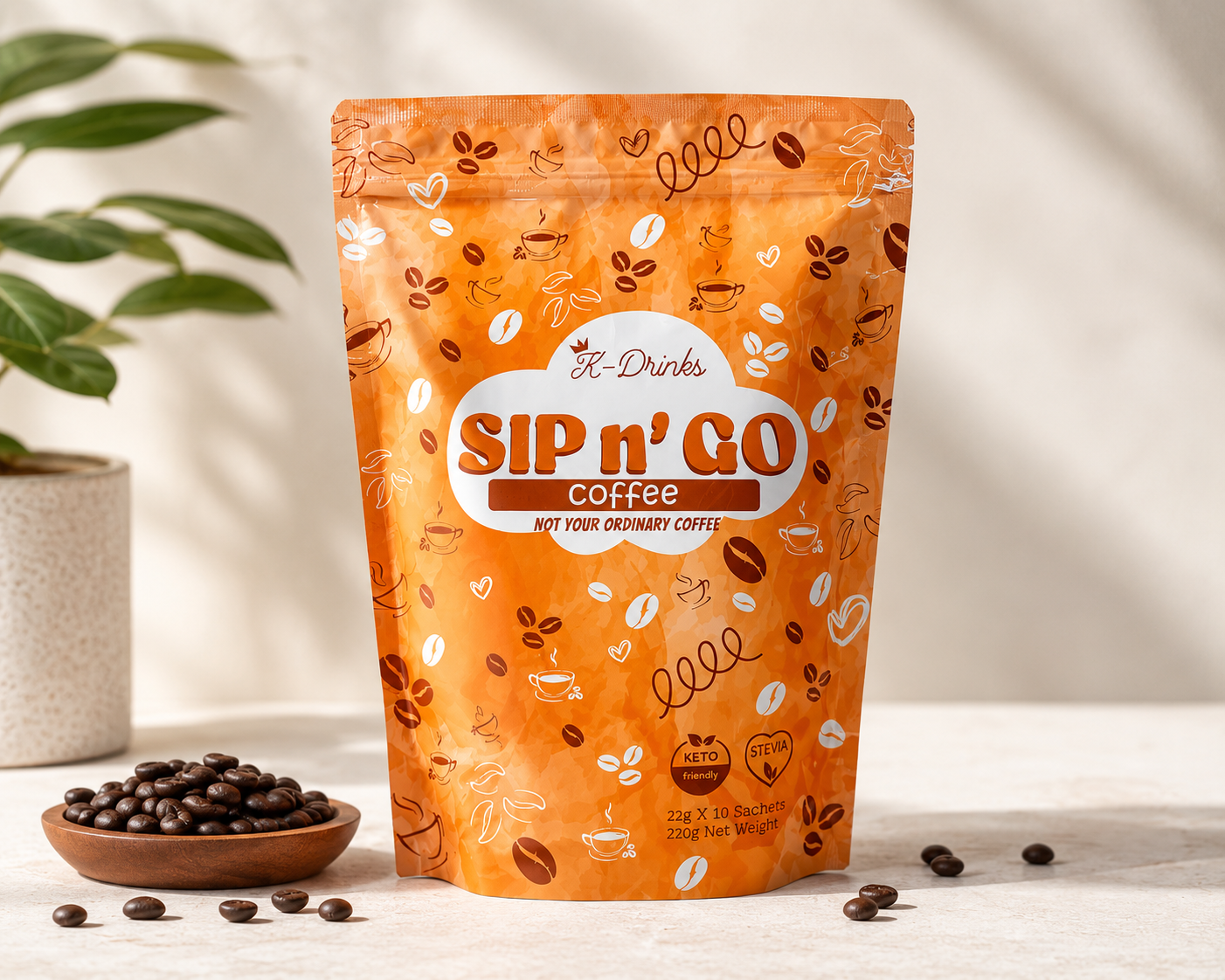 K-Drinks SIP n’ GO Coffee | 10 Sachets