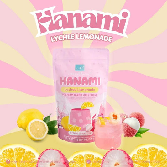 Hanami Lychee Lemonade Premium Blend Juice Drink | 10 Sachets