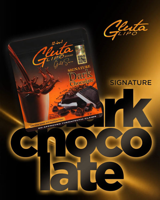 Gluta Lipo 12-in-1 Signature Dark Chocolate Powder Drink Mix | 10 Sachets