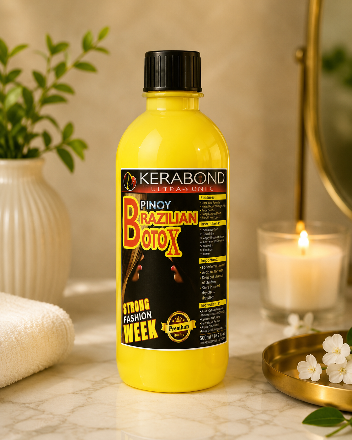 Kerabond Ultra-Ionic Pinoy Brazilian Botox Hair Treatment | 500ml