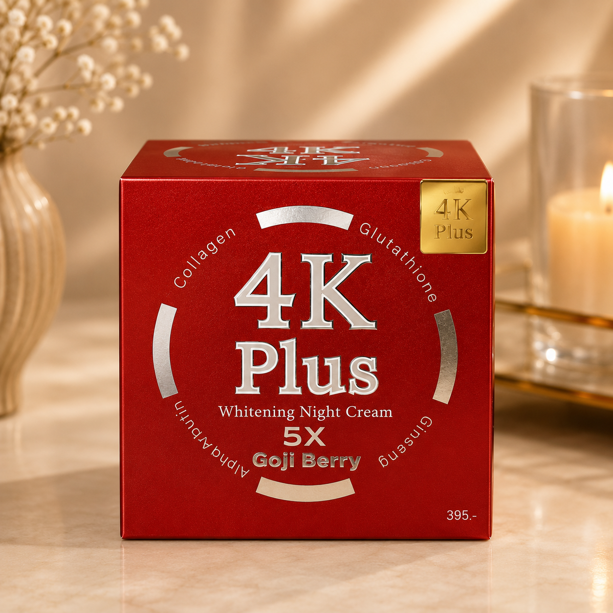 4K Plus Whitening Night Cream Goji Berry