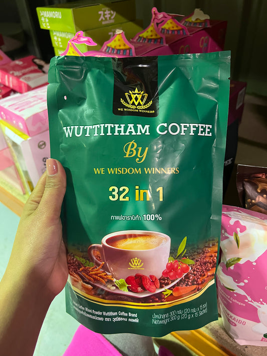 Wuttitham Coffee from Thailand 15 Sachets - MZG Health & Beauty Imports