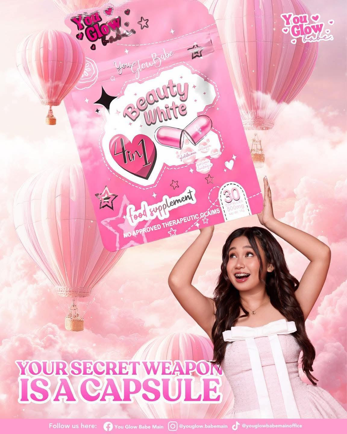 You Glow Babe Beauty White 30 Caps