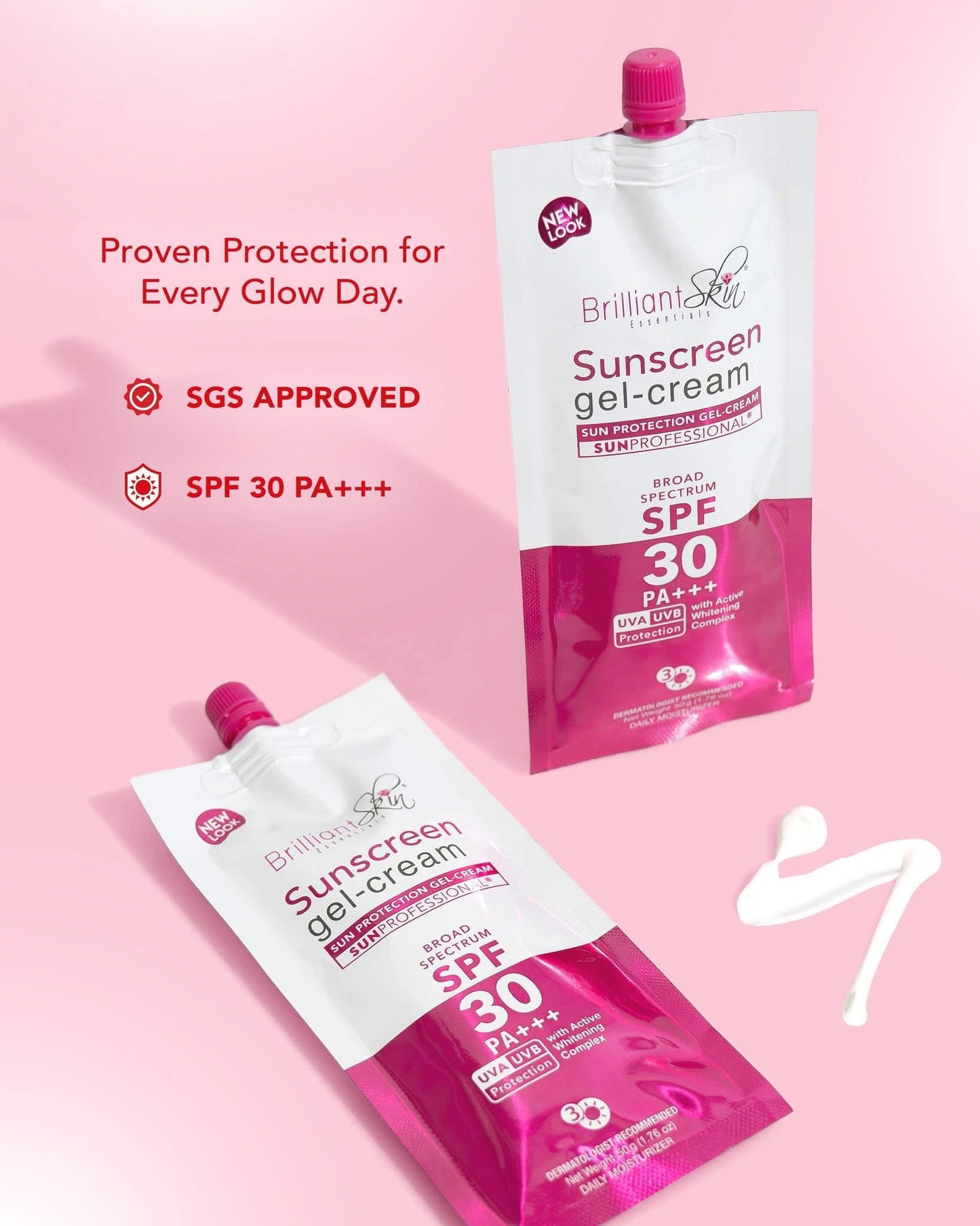 Brilliant Skin Sunscreen Gel-Cream 50g SPF30