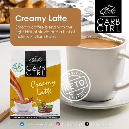 Gluta Lipo CARB CTRL Creamy Latte - MZG Health & Beauty Imports