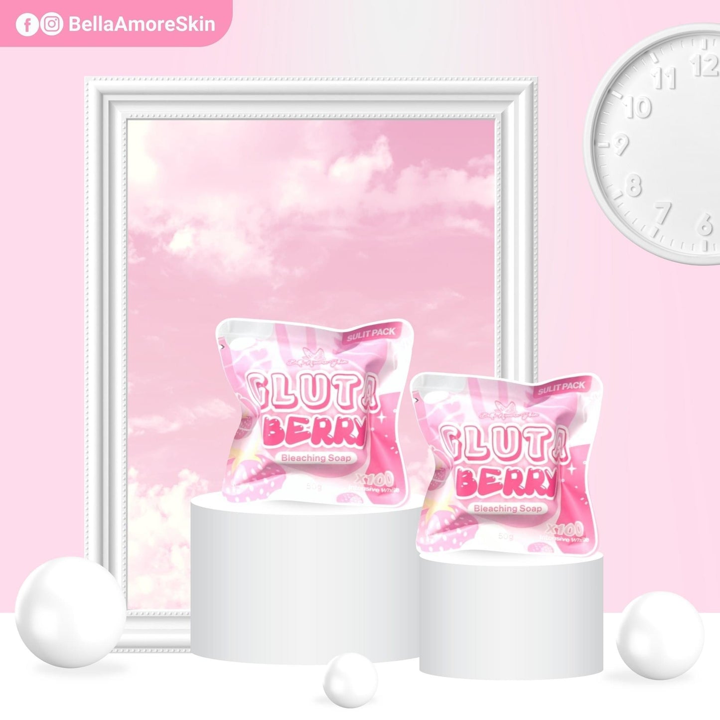 Gluta Berry Bleaching Soap