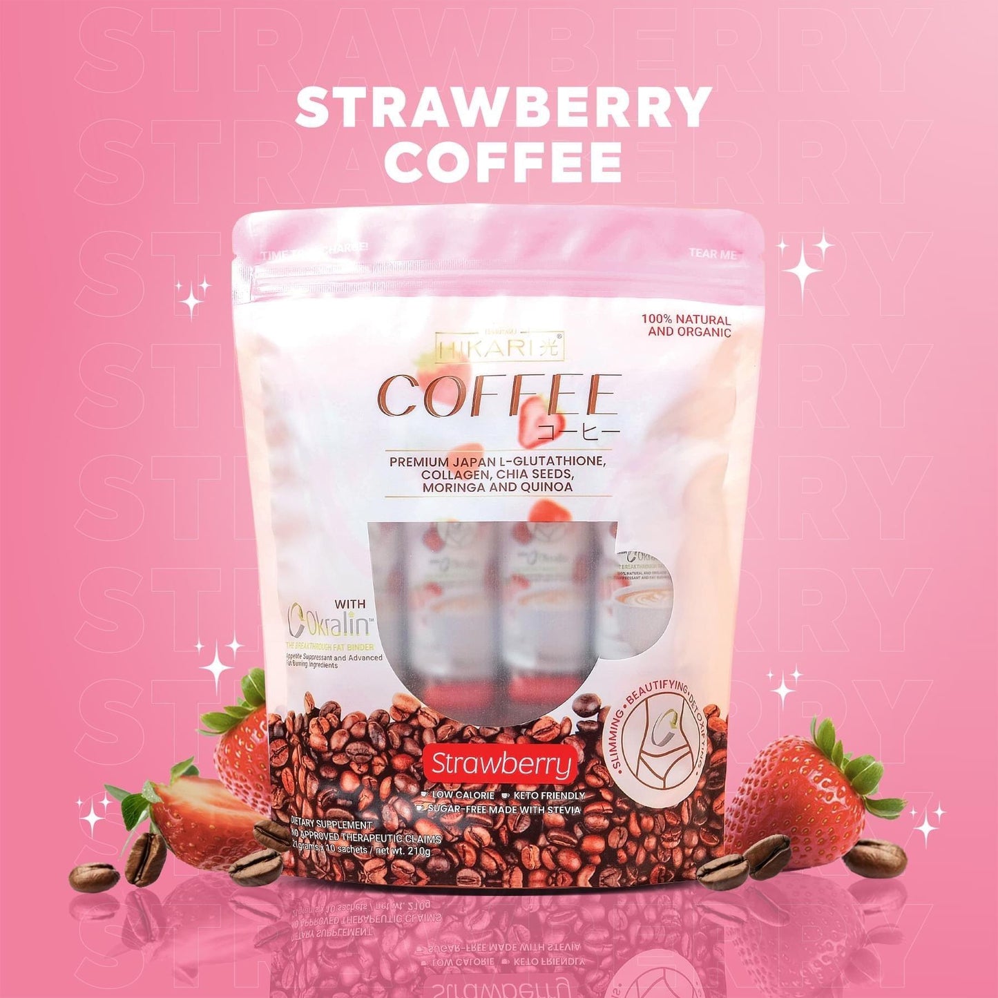 Hikari Coffee Strawberry Flavor