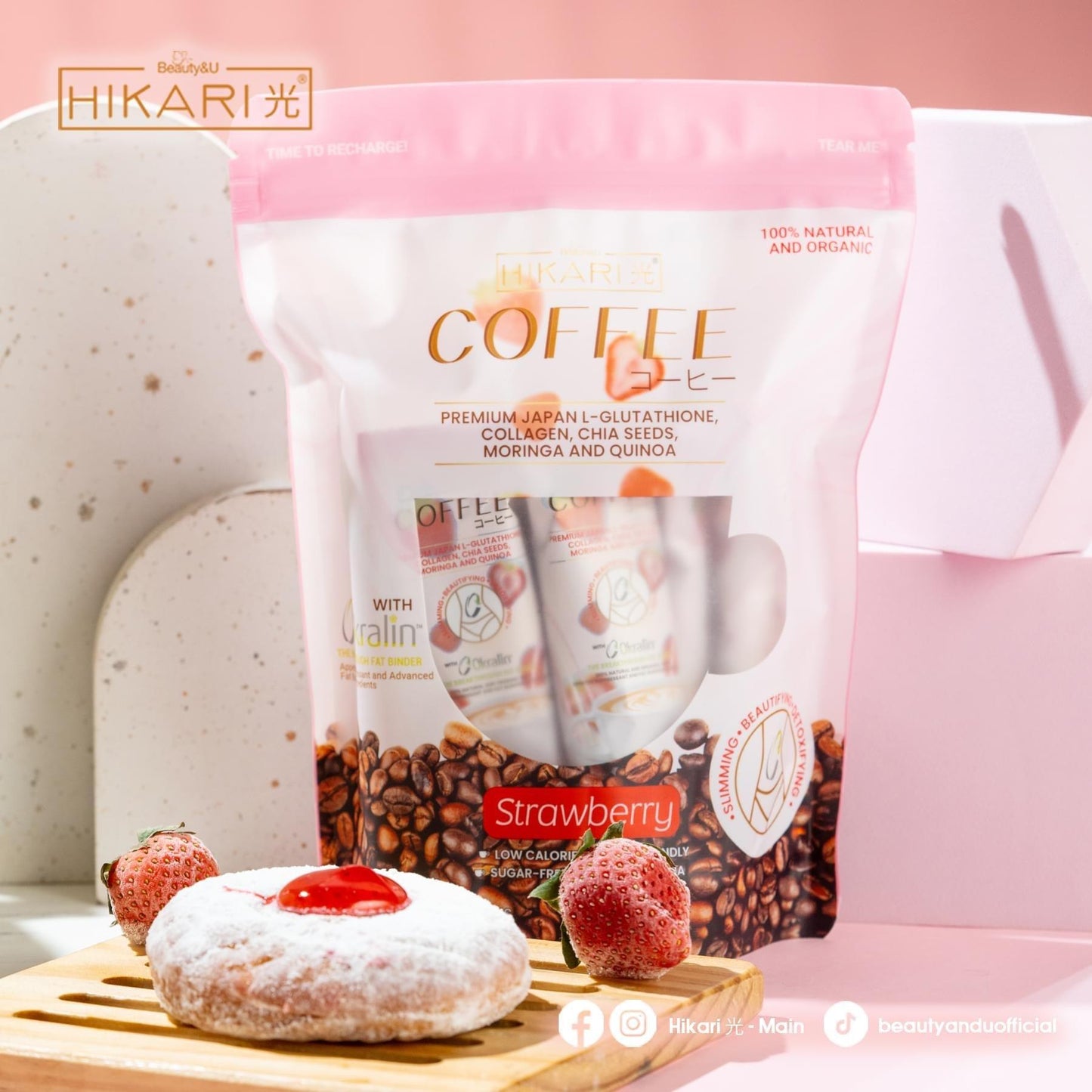 Hikari Coffee Strawberry Flavor