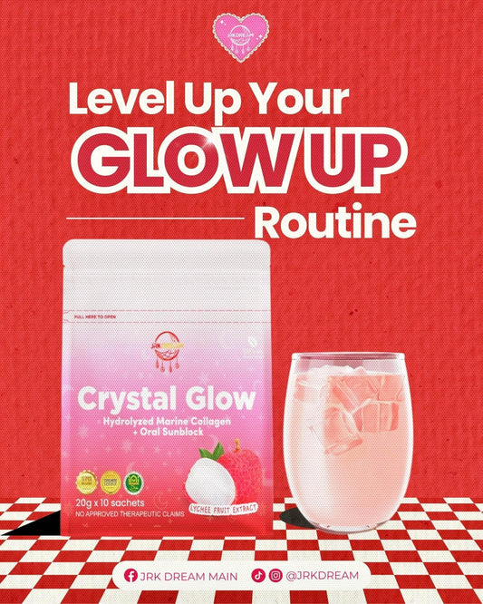 Crystal Glow Lychee with Oral Sunblock by JRK Dream - MZG Health & Beauty Imports