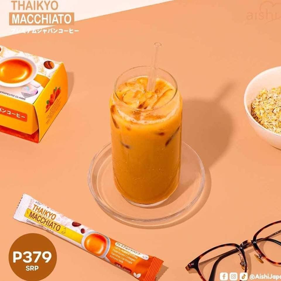 Aishi ThaiKyo Macchiato Organic Detox Collagen Coffee