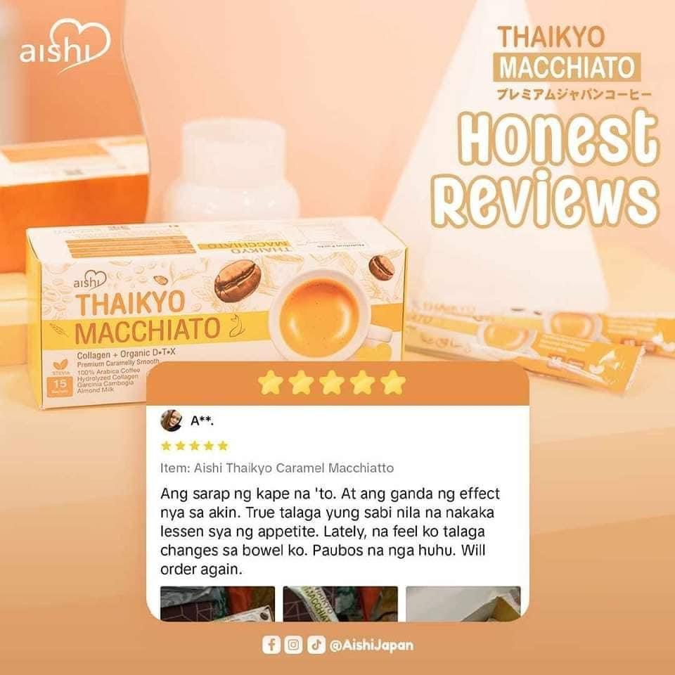 Aishi ThaiKyo Macchiato Organic Detox Collagen Coffee