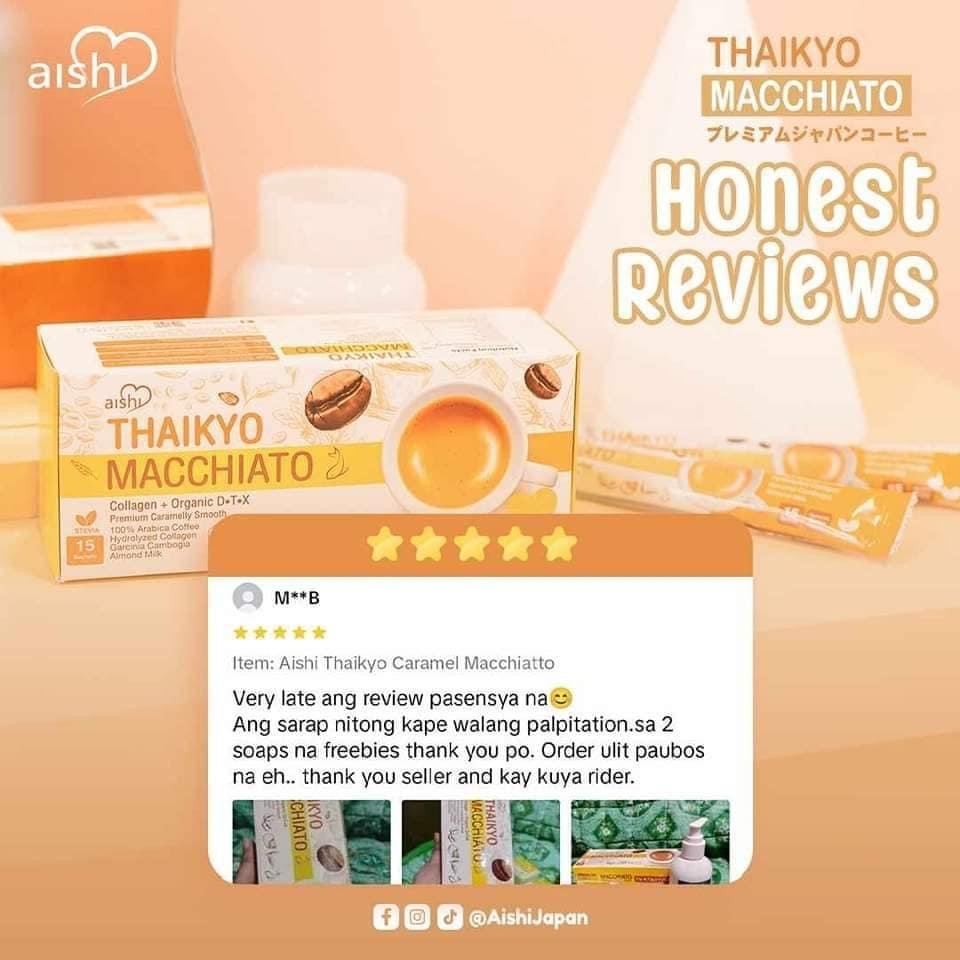 Aishi ThaiKyo Macchiato Organic Detox Collagen Coffee