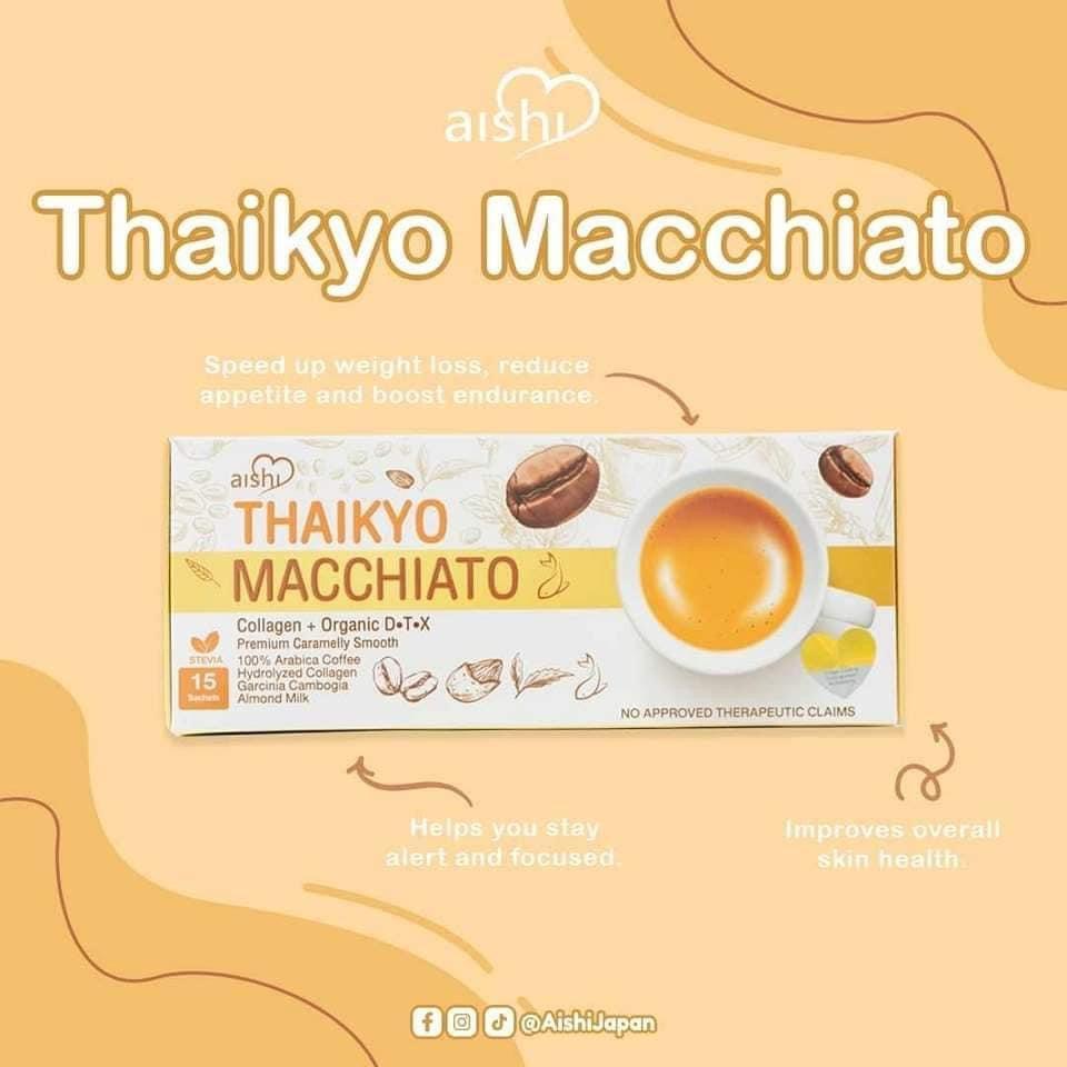 Aishi ThaiKyo Macchiato Organic Detox Collagen Coffee