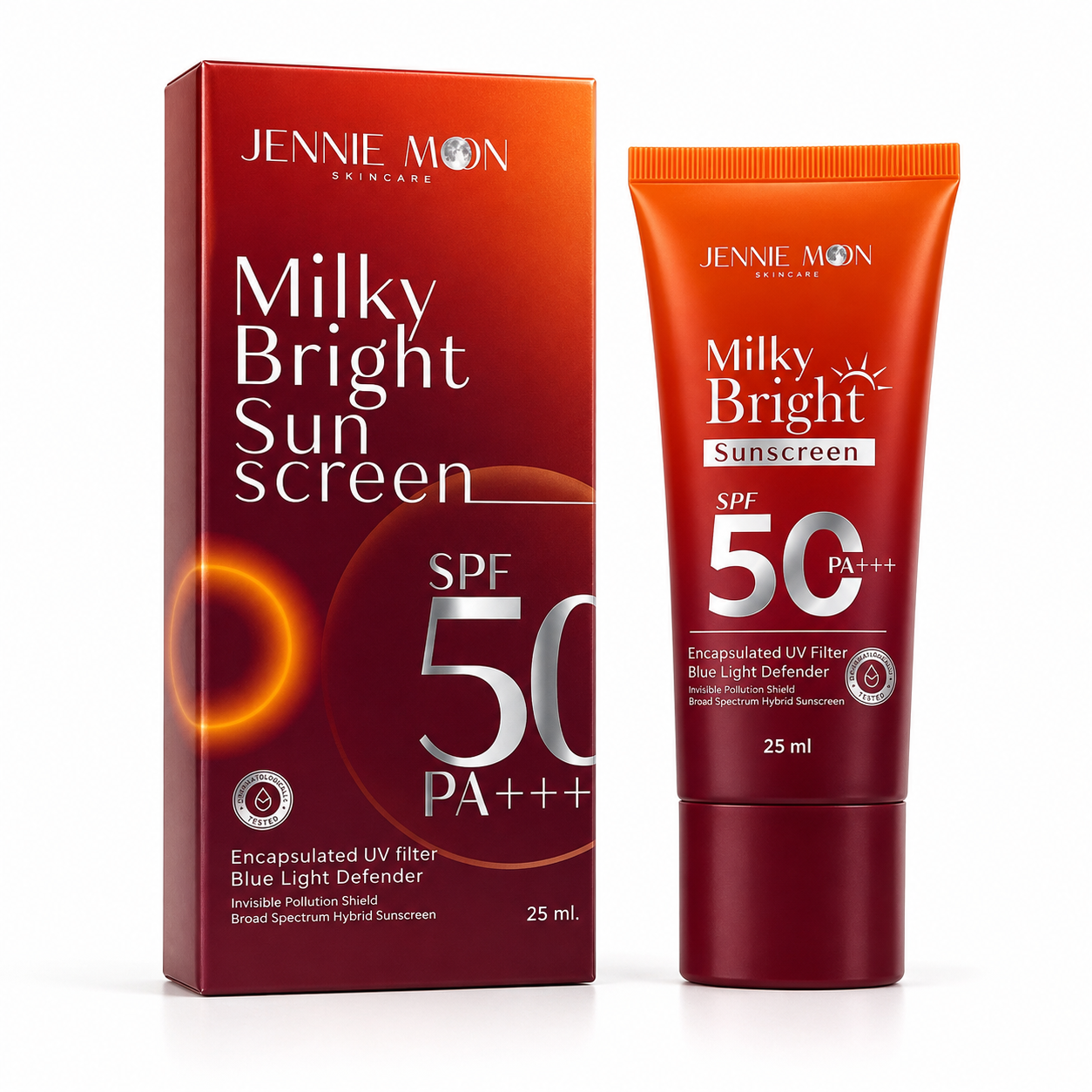 Jennie Moon Milky Bright Sunscreen SPF50 PA+++ | 25ml