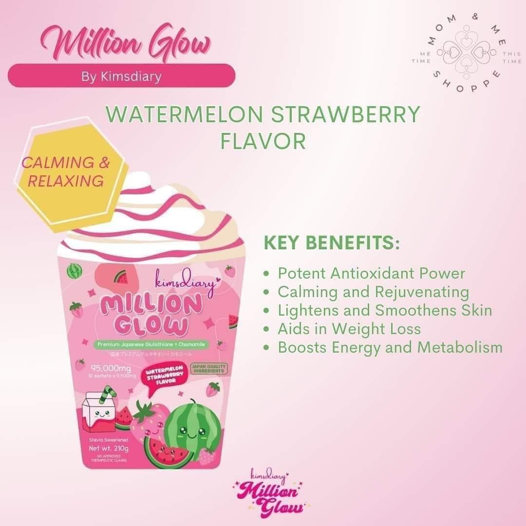 Kimsdiary Million Glow Watermelon Strawberry Flavor