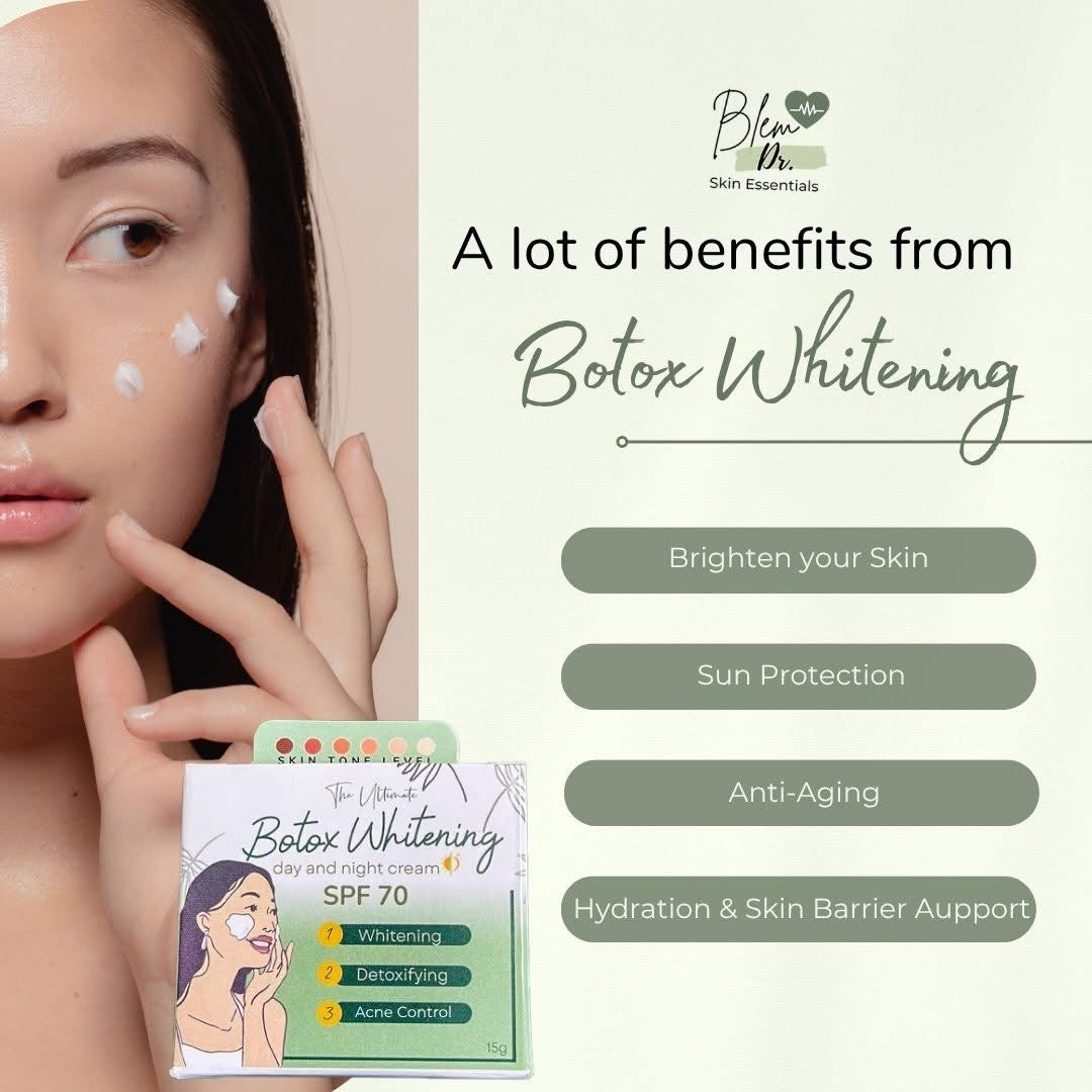 Blem Dr Botox Whitening Day & Night Cream Spf 70