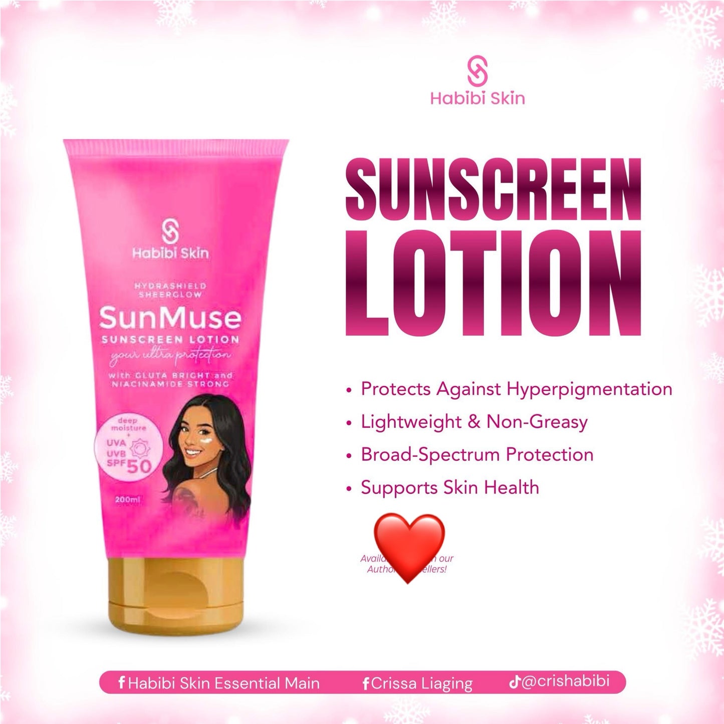 Habibi Skin Sunmuse Sunscreen Lotion