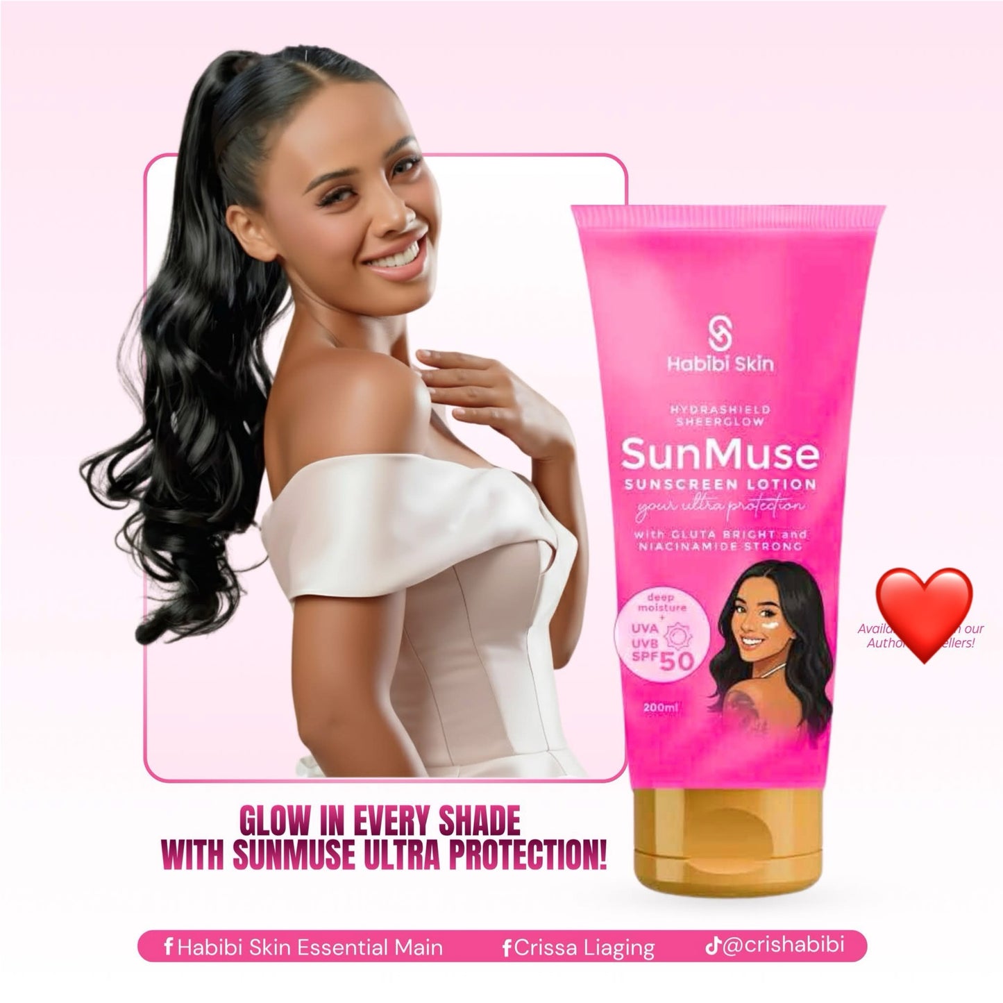 Habibi Skin Sunmuse Sunscreen Lotion