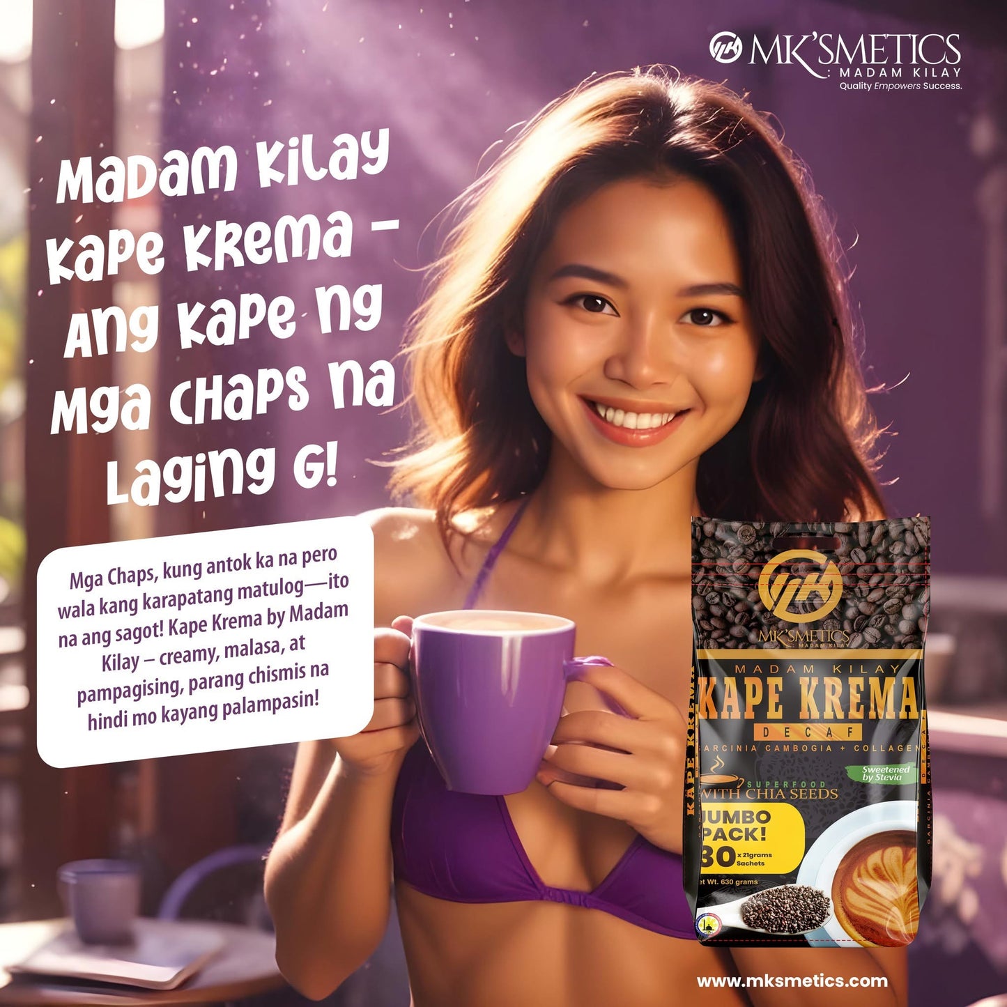 Jumbo Pack Slimming K Kape Krema | 30 Sachets