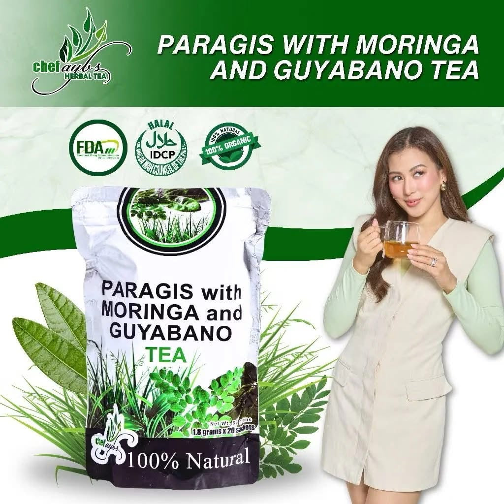Chef Ayb’s Paragis with Moringa and Guyabano Tea | 20 Sachets