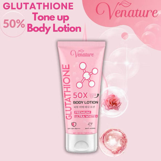 Venature Glutathione Body Lotion Collagen With Glutathione Spf50 - MZG Health & Beauty Imports
