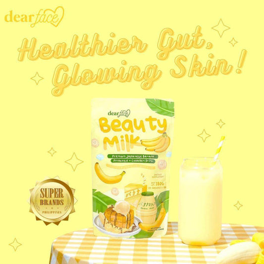 Dear Face Beauty Milk Premium Japanese Banana Probiotic + Collagen Drink - MZG Health & Beauty Imports