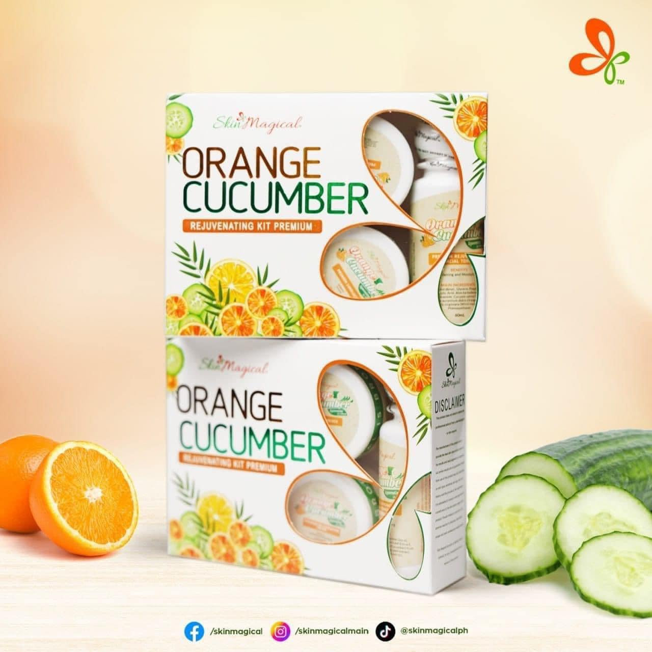 Skin Magical Orange  Cucumber Set