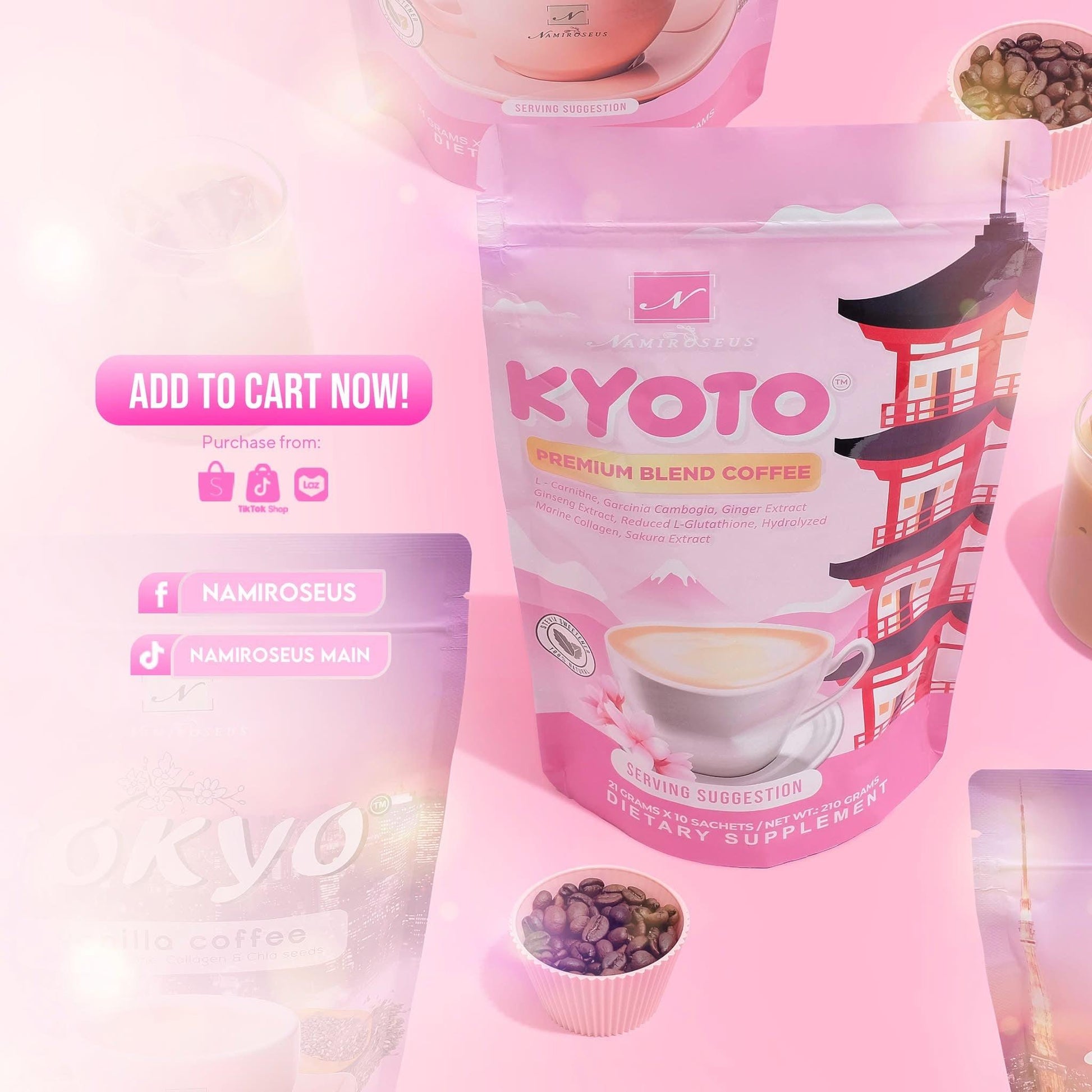 Namiroseus Kyoto Premium Blend Coffee - MZG Health & Beauty Imports