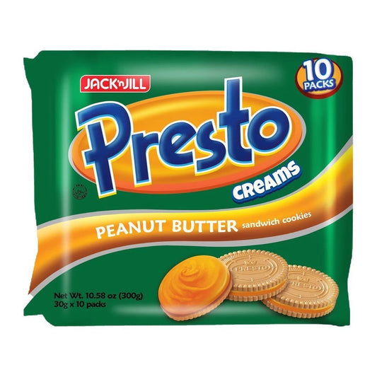 ￼Presto Creams Peanut Butter (30g x 10)