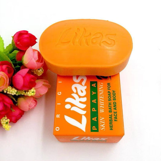 Original Likas Papaya Skin Whitening Herbal Soap 135g - MZG Health & Beauty Imports