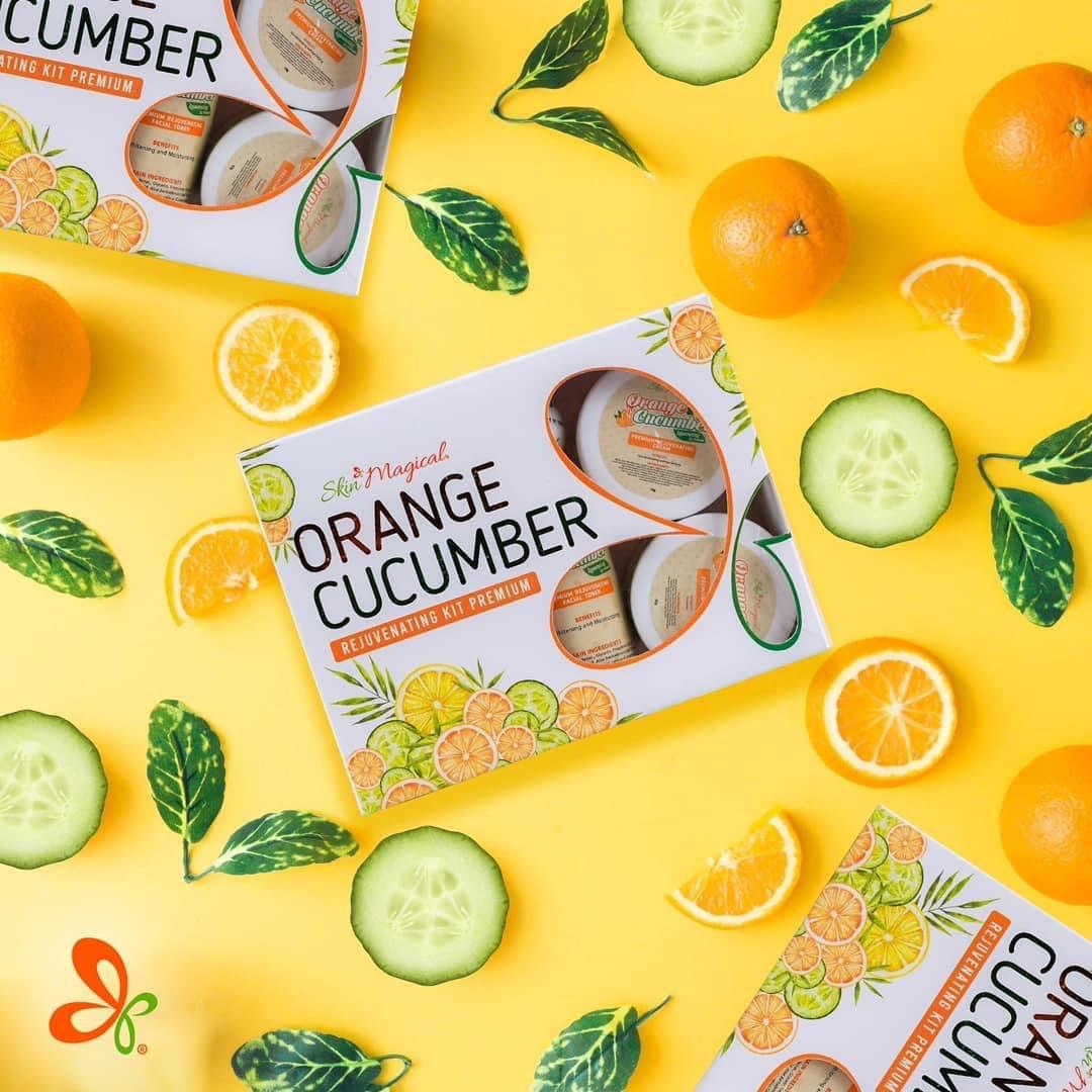 Skin Magical Orange  Cucumber Set