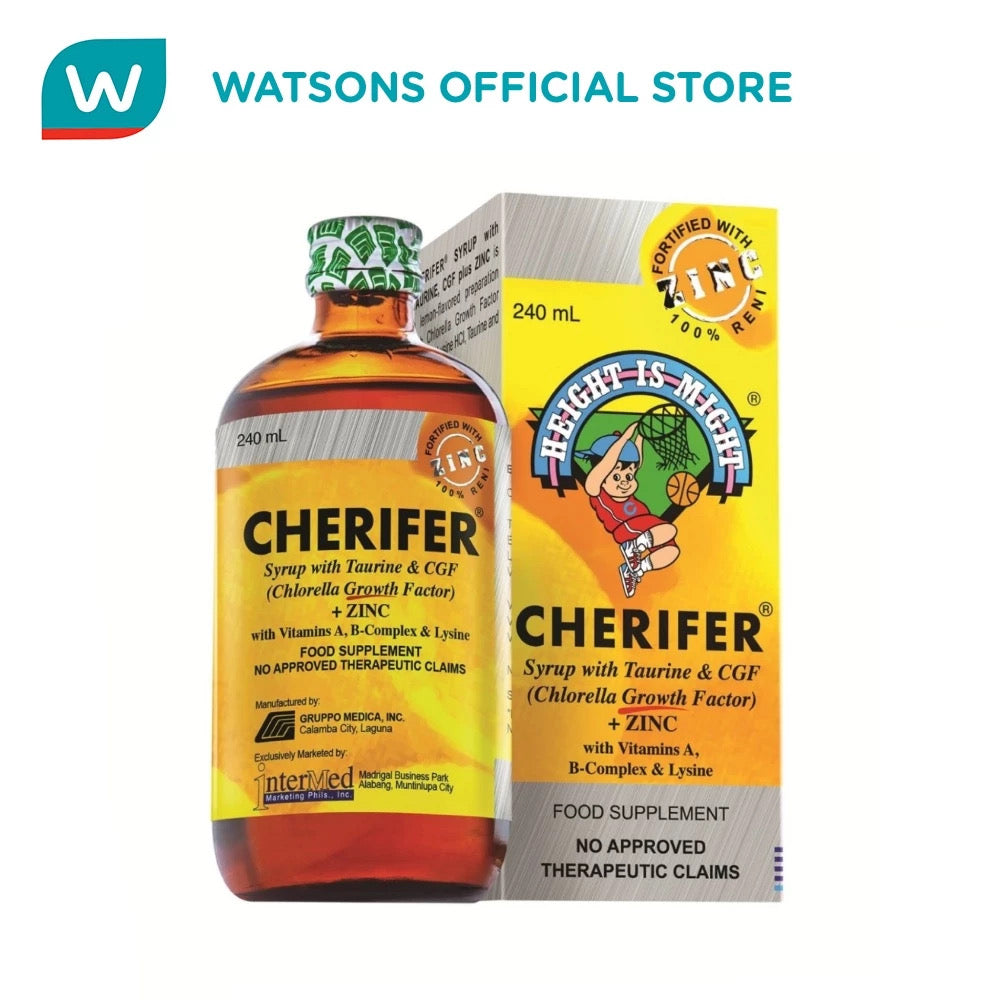 ￼CHERIFER Syrup with Zinc  240 mL