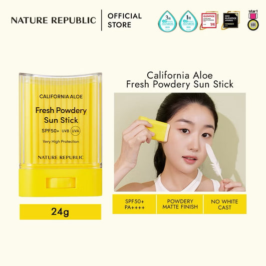 Nature Republic California Aloe Fresh Powdery Sun Stick Srp50+PA+++