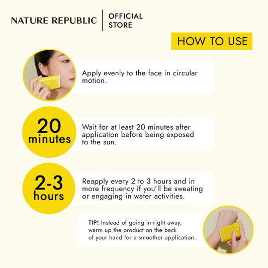 Nature Republic California Aloe Fresh Powdery Sun Stick Srp50+PA+++
