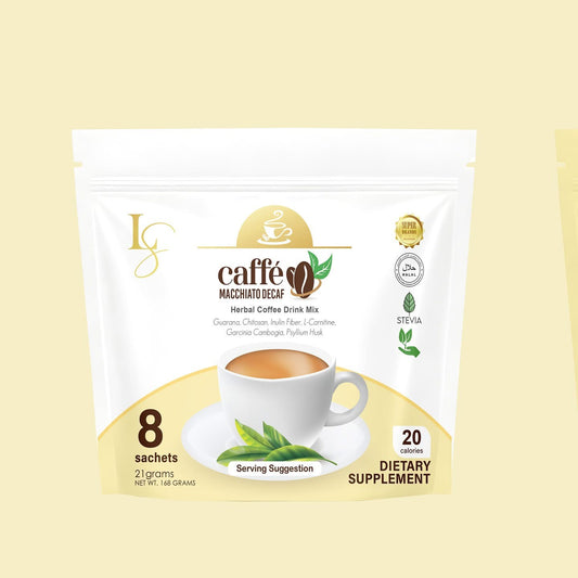 Luxe Slim Caffee Macchiato Decaf 8 Sachets
