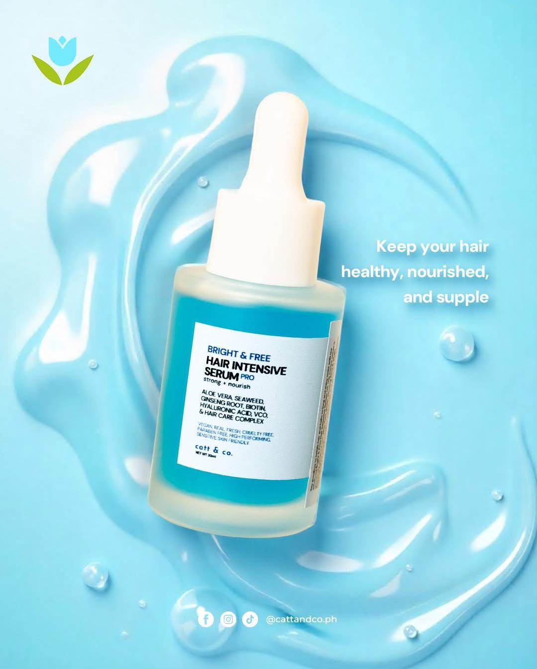 Catt & Co Bright & Free Hair Intensive Serum