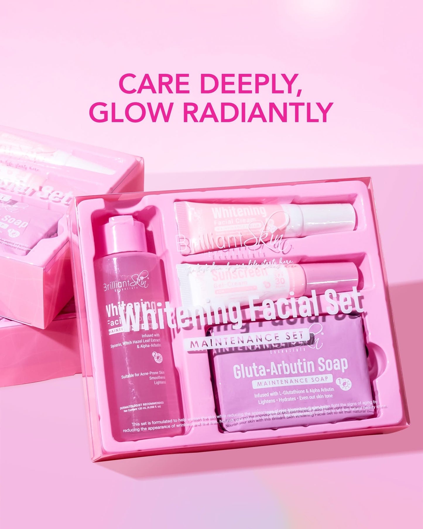 Brilliant Skin Whitening Facial Set – Maintenance Set