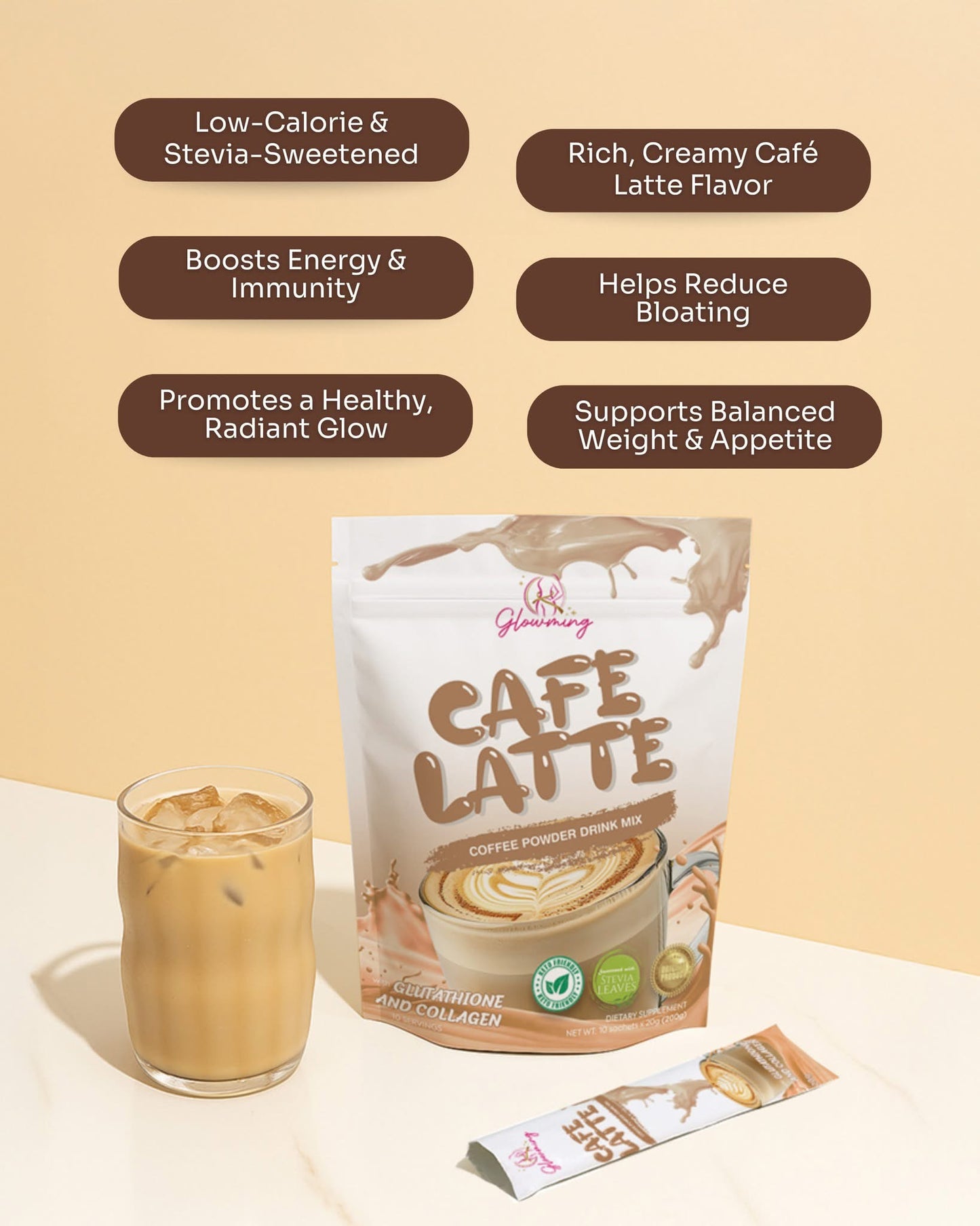 Cc Glam and Beauty Glowming Caffe Latte
