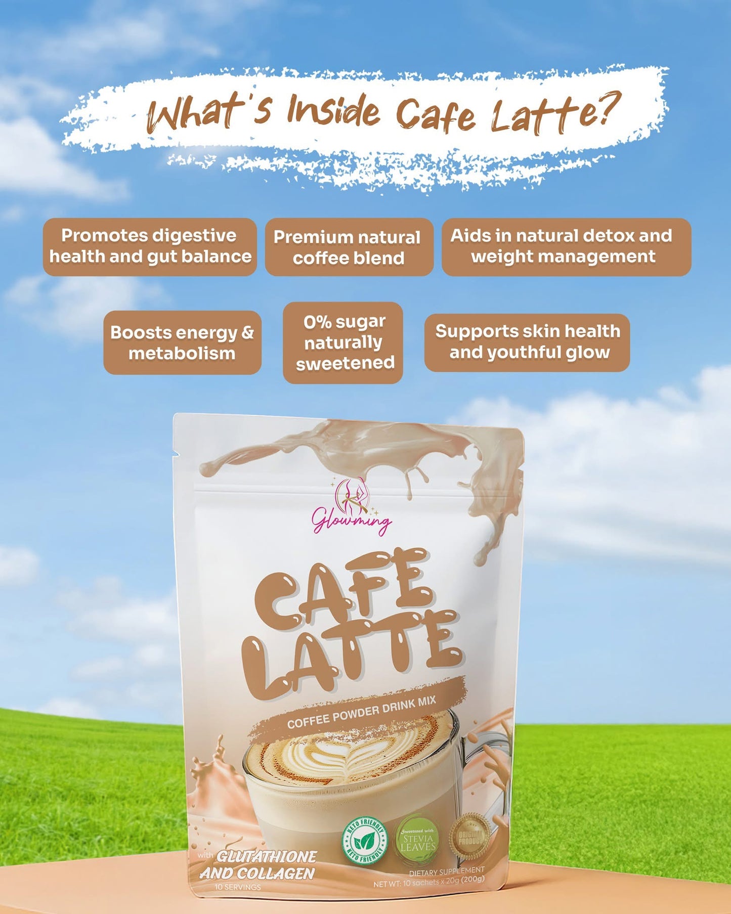 Cc Glam and Beauty Glowming Caffe Latte