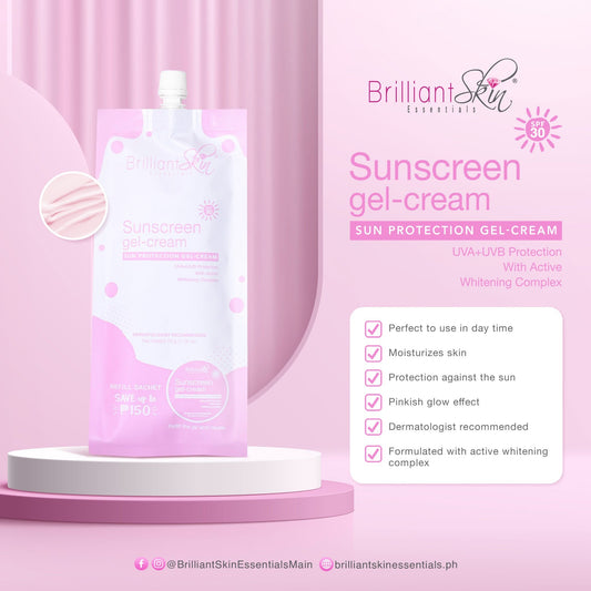 Brilliant Sunscreen gel-cream sun protection gel cream spf 30
